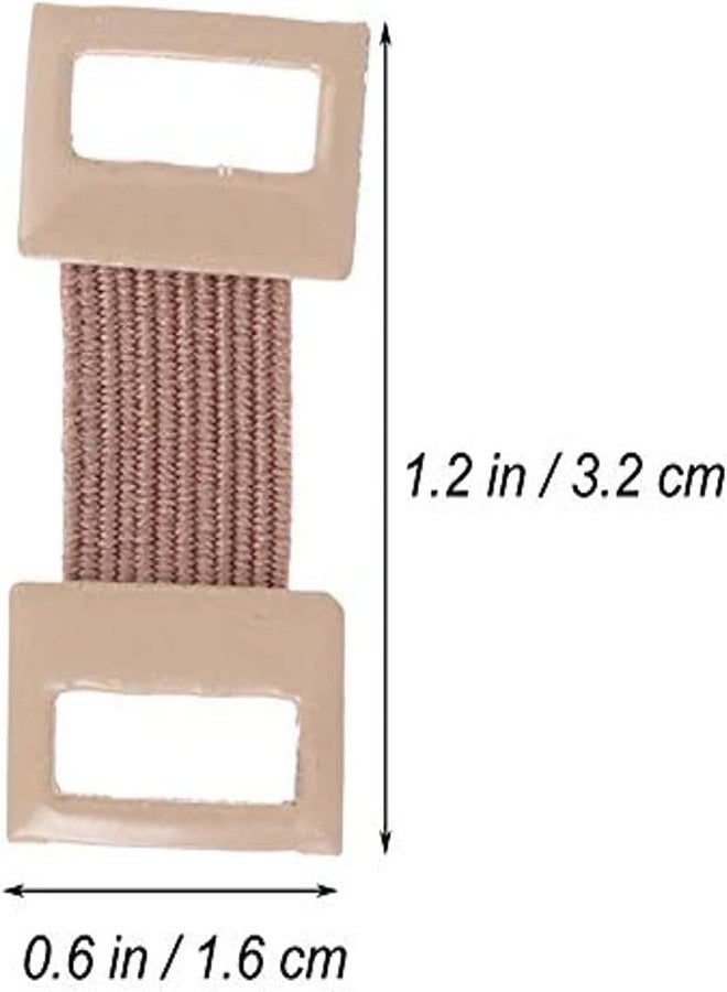 Qintreesify 10pcs Skin Color Elastic Bandage Clips,Wrap Clips Stretch Metal Clips,Ace Bandage,Large Bandaids,Replaceable Wrap Clips Adhesive Bandages for Various Types Bandages - Image 2